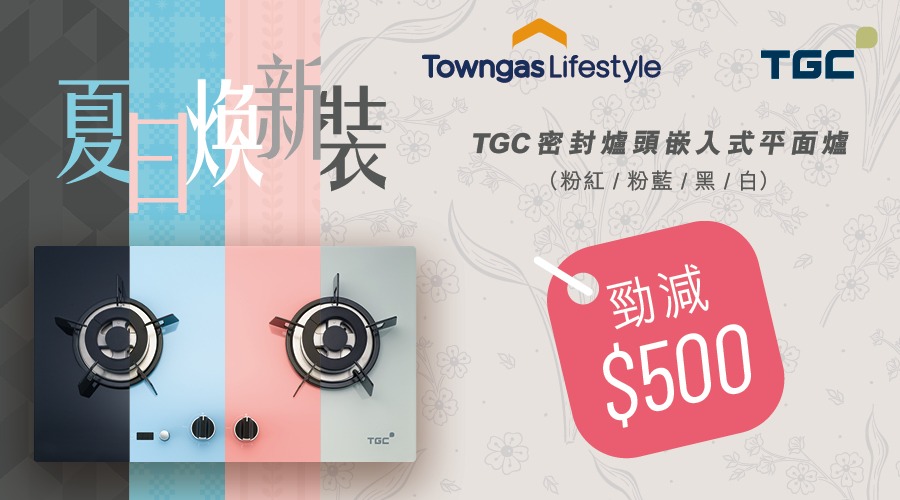 彩色煮食爐, 嵌入式煮食爐, TGC, 煤氣公司